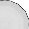 Prato Fundo Unitário de Cerâmica Flor 20cmx20cm - 3