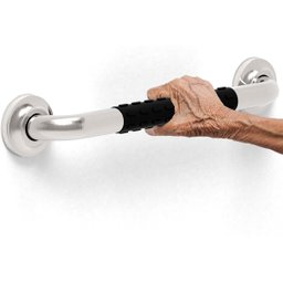 Barra de Apoio 30cm Inox Suporte Antiderrapante Kit 3 Unidades Criança Idoso Cadeirante Gestante Ban - 3