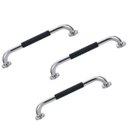 Ver imagem 1 de Barra de Apoio 30cm Inox Suporte Antiderrapante Kit 3 Unidades Criança Idoso Cadeirante Gestante Ban