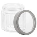 Ver imagem 4 de 6 Potes de Vidros com Tampa Inox 870ml Sydney Lyor Condimentos Biscoito