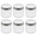 Ver imagem 1 de 6 Potes de Vidros com Tampa Inox 870ml Sydney Lyor Condimentos Biscoito