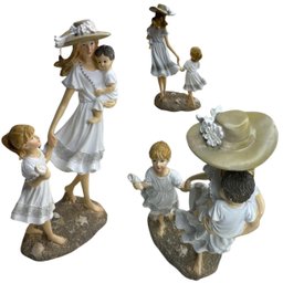 Estatua Escultura Dia Das Mães Mãe e Casal de Filhos Espressione Escultura Mãe Filhos, Estatua Mãe e - 8