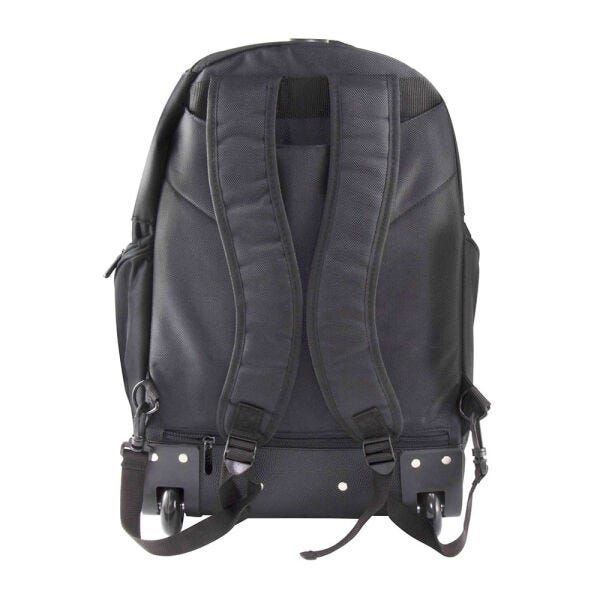 Mochila Executiva com Carrinho Primicia Poliéster - Preta - 2