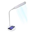 Ver imagem 1 de Luminária Led Flexível Vivitar Pwrfl Com Base Para Carga Sem Fio De Smartphone Branca