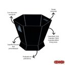 Ver imagem 3 de Champanheira Balde de Gelo 6 Garrafas 14 Litros Acrílico Bar:Preto