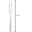 Ver imagem 3 de Conjunto 4 Mini Garfos Petisco Inox Wolff 2 Dentes Aperitivo
