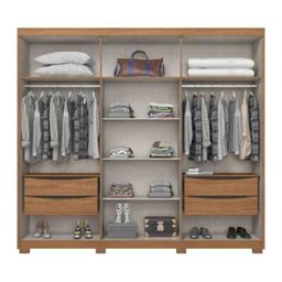 Roupeiro Norton 6 Portas Nature Henn D325-128 - 2