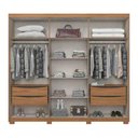 Ver imagem 2 de Roupeiro Norton 6 Portas Nature Henn D325-128
