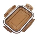 Ver imagem 2 de Pote de Vidro Hermético Marrom Tamanho Médio Jacki Design