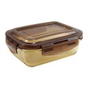 Ver imagem 3 de Pote de Vidro Hermético Marrom Tamanho Médio Jacki Design