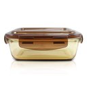 Ver imagem 1 de Pote de Vidro Hermético Marrom Tamanho Médio Jacki Design