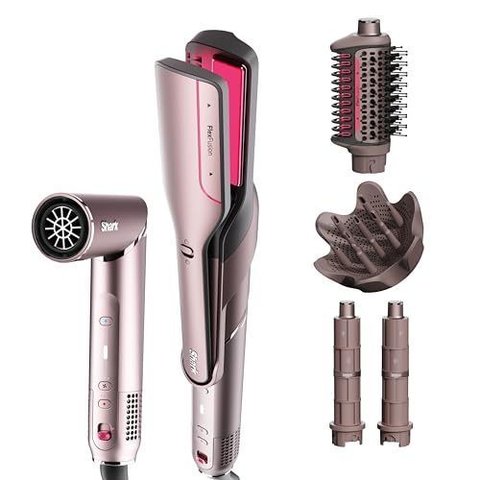 Shark Flexfusion Secador e Alisador com Escova e Modeladores Hd642s Rosa Cósmico