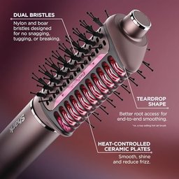 Shark Flexfusion Secador e Alisador com Escova e Modeladores Hd642s Rosa Cósmico - 7