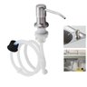 Dispenser Sabao Liquido Detergente Cuba Pia Cozinha Banheiro Bico Dosador Embutir Mangueira Flexivel - 1