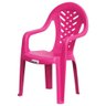CADEIRA ROSA POLTRONA INFANTIL ESTUDOS BRINCADEIRAS LAZER EMPLILHAVEL MENINAS - 1