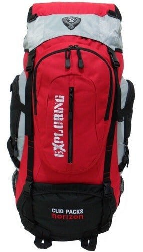 Mochila Bolsa Camping Trilha 70 Litros Resistente Impermeável Unissex - Vermelho - 1