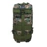 Mochila Bolsa Reforçada Impermeável Tática Militar Camuflada - Verde escuro - Camuflado 3D - 2