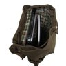 Mochila Bolsa Em Lona Vintage Resistente Masculina Feminina - Marrom amarelado - Liso - 7