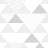 Papel de Parede Geomêtrico Triângulos Tons de Cinza-60x300cm - 3