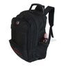 Mochila Bolsa Notebook Escolar Trabalho Viagem Passeio Masculino Feminino - Preto - Liso - 2