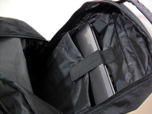 Mochila Bolsa Notebook Escolar Trabalho Viagem Passeio Masculino Feminino - Preto - Liso - 4