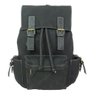 Mochila Bolsa Em Lona Vintage Resistente Masculina Feminina - Preto - Liso - 1
