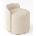 Ver imagem 1 de Poltrona Decorativa 54cm Zara Bouclé Off White - Sallar Home