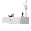 Ver imagem 3 de Mesa de Maquiagem Suspensa Branco com Espelho Camarim