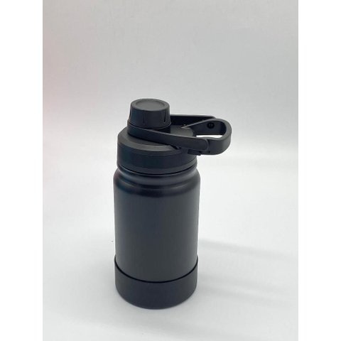 Garrafa Térmica Ms-966 350ml Capa Protetora Silicone:Preto