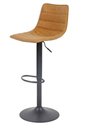 Ver imagem 1 de Banqueta George Pu Caramelo Base Preta Giratoria 111cm - 49912