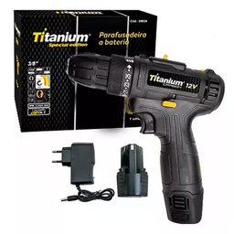 Parafusadeira Special Edition Preta 1.2ah 12v Titanium - 6