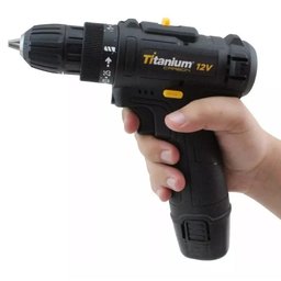 Parafusadeira Special Edition Preta 1.2ah 12v Titanium - 3
