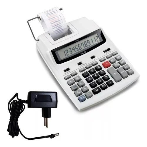 Calculadora Eletrônica com Impressora -Ma5121 Elgin com Carregador - Branco - 3