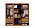 Ver imagem 3 de Guarda Roupas 1490 New Vertice 2,10m - 6PTS 6GAV Cum/Fendi Fosco 25