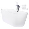 Kit Banheira Freestanding Venezza 1.50m C/misturador Cromado - 1