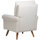 Ver imagem 7 de Poltrona de Amamentação Fixa Pés Manu Encanto D02 Bouclê Off White C-200 - Lyam Decor