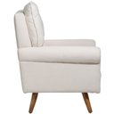 Ver imagem 6 de Poltrona de Amamentação Fixa Pés Manu Encanto D02 Bouclê Off White C-200 - Lyam Decor