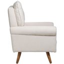 Ver imagem 6 de Poltrona de Amamentação Fixa Pés Manu Encanto D02 Bouclê Off White C-200 - Lyam Decor