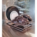 Ver imagem 2 de Escorredor de Louça Inox com Bandeja 26x41x8,5cm Pia ou Armário Masutti