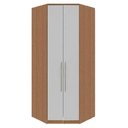 Ver imagem 1 de Guarda Roupa de Casal para Canto Closet Carvalho Fendi
