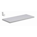 Ver imagem 1 de Prataleira de Madeira Branca 1,2x15x40cm com Suporte Branco