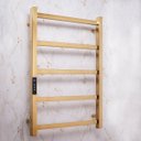 Ver imagem 3 de Toalheiro Elétrico Aço Inox Térmico Display Digital 70x50 - Dourado - 220v