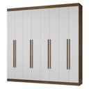 Ver imagem 3 de Guarda-Roupa Casal 8 Portas Batentes Netuno Madesa