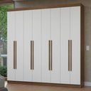Ver imagem 1 de Guarda-Roupa Casal 8 Portas Batentes Netuno Madesa