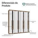 Ver imagem 5 de Guarda-Roupa Casal 8 Portas Batentes Netuno Madesa