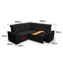 Ver imagem 3 de Sofá Canto London Suede Velut - King House