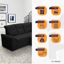 Ver imagem 2 de Sofá Canto London Suede Velut - King House