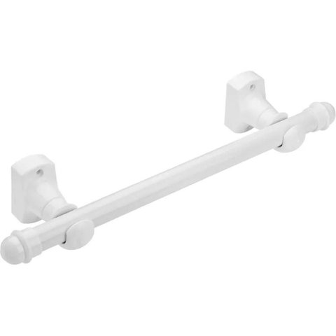 Varao para Cortina Simples Aco Revestido Branco Kala 2,00m