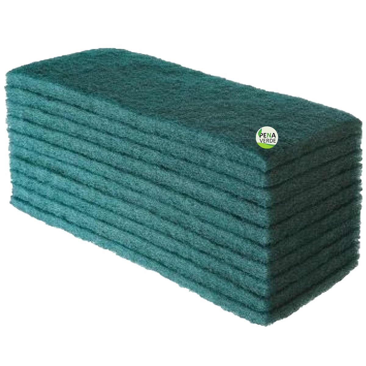 Fibra Verde Multiuso Limpeza Uso Geral 10x23cm - Kit 100 Un - 2