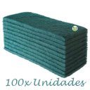Ver imagem 1 de Fibra Verde Multiuso Limpeza Uso Geral 10x23cm - Kit 100 Un